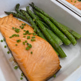 DLX Salmon with Asparagus