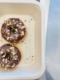 Banana Protein Donut with Nutella