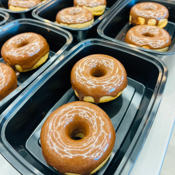 Banana Protein Donut with Nutella