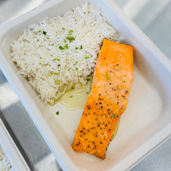 DLX Salmon with Rice