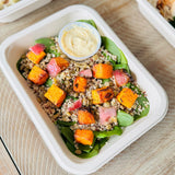 Roasted Butternut Squash Lentil Bowl